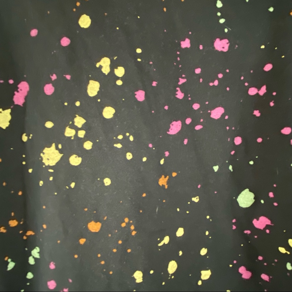 Peanuts Snoopy Paint Splatter Effect Cropped Swea… - image 3